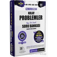 AGS-KPSS-ALES-DGS Ezberbozan Kolay Problemler Tamamı Çözümlü Soru Bankası