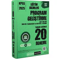 Pegem 2025 KPSS Program Geliştirme Tamamı Çözümlü 20 Deneme