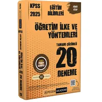 Pegem 2025 KPSS Öğretim İlke ve Yöntemleri Tamamı Çözümlü 20 Deneme