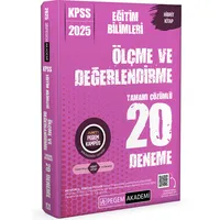 Pegem 2025 KPSS Ölçme ve Değerlendirme Tamamı Çözümlü 20 Deneme