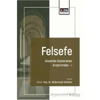 Felsefe Alanında Uluslararası Araştırmalar 1