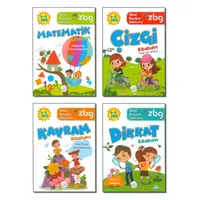 5-6 Yaş Zihinsel Becerilerimi Geliştiriyorum 4 Kitap Kukla Çocuk
