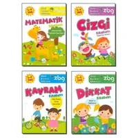 3-4 Yaş Zihinsel Becerilerimi Geliştiriyorum 4 Kitap Kukla Çocuk