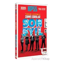 Yargı Yayınları 2025 KPSS GK-GY Tamamı Çözümlü Son 5 Yıl Çıkmış Sorular