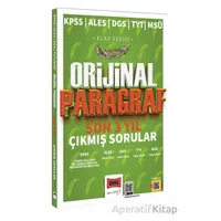 Yargı Yayınları 2025 KPSS ALES DGS TYT MSÜ Klas Serisi Orijinal Paragraf Son 3 Yıl Çıkmış Sorular
