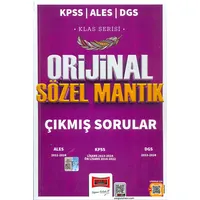 Yargı Yayınları 2025 KPSS ALES DGS Klas Serisi Orijinal Sözel Mantık Çıkmış Sorular