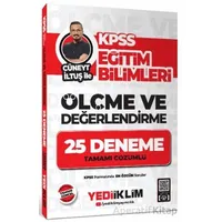 Yediiklim KPSS Ölçme ve Değerlendirme Cüneyt İltuş ile Tamamı Çözümlü 25 Deneme