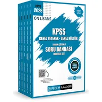 Pegem 2026 KPSS Ön Lisans Tamamı Çözümlü Soru Bankası Modüler Set (5 Kitap)