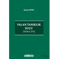 Yalan Tanıklık Suçu - Şeyma Aydın - On İki Levha Yayınları
