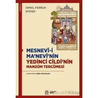 Mesnevi-i Ma’nevinin Yedinci Cildi’nin Manzum Tercümesi - İsmail Ferruh Efendi - DBY Yayınları