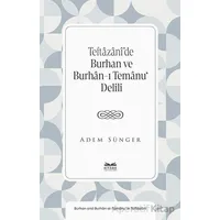Teftâzânî’de Burhan ve Burhân-ı Temânu‘ Delili - Adem Sünger - Kitabe Yayınları