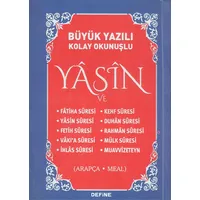 Büyük Yazılı Kolay Okunuşlu Yasin Define Yayınları
