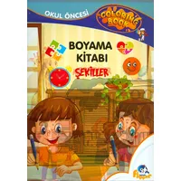 Şekiller Boyama Kitabı - Minik Flipper