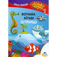 Su Dünyası Boyama Kitabı - Minik Flipper