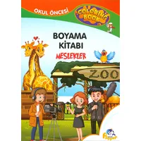 Meslekler - Boyama Kitabı - Minik Flipper