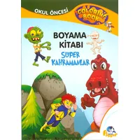 Süper Kahramanlar - Boyama Kitabı - Minik Flipper