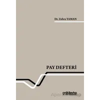 Pay Defteri - Zehra Yaman - On İki Levha Yayınları