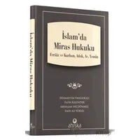 İslamda Miras Hukuku - Hüsamettin Vanlıoğlu - Ahıska Yayınevi
