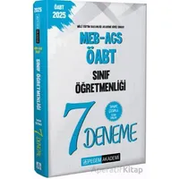 2025 MEB-AGS-ÖABT Sınıf Öğretmenliği Tamamı Çözümlü 7 Deneme - Kollektif - Pegem Akademi Yayıncılık