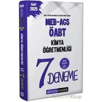 2025 MEB-AGS-ÖABT Kimya Öğretmenliği Tamamı Çözümlü 7 Deneme - Kollektif - Pegem Akademi Yayıncılık
