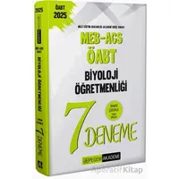 2025 MEB-AGS-ÖABT Biyoloji Öğretmenliği Tamamı Çözümlü 7 Deneme