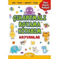 Çıkartmalı Boyama Hayvanlar - Buçe Dayı - Pinokyo Yayınları