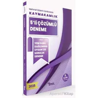 Kaymakamlık 5’li Çözümlü Deneme - Mehmet Bülent Kahraman - Temsil Kitap