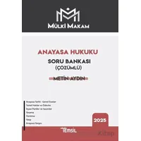Mülki Makam Anayasa Hukuku Çözümlü Soru Bankası - Metin Aydın - Temsil Kitap