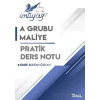 İmtiyaz Maliye A Grubu Pratik Ders Notu - Emek Sultan Özkan - Temsil Kitap