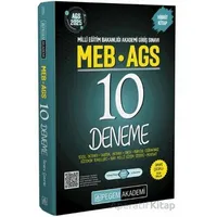 2025 MEB-AGS Tamamı Çözümlü 10 Deneme - Kollektif - Pegem Akademi Yayıncılık