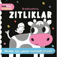 İlk Kelimelerim Siyah Beyaz Kitaplar Zıtlıklar - Kolektif - Uçan Fil Yayınları