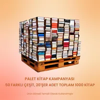50 Farklı Çeşit, 20’şer Adet ile Toplam 1000 Kitaplık Palet Kampanyası