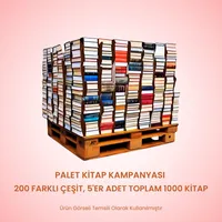 200 Farklı Çeşit, 5’er Adet ile Toplam 1000 Kitaplık Palet Kampanyası