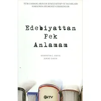 Edebiyattan Pek Anlamam NTV Yayınları