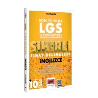 Yargı Yayınları 8.Sınıf LGS Son 15 Yılda Sıklıkla Kullanılan Sihirli Sınav Kelimeleri (İngilizce)