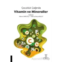Çocukluk Çağında Vitamin ve Mineraller - Fatma Derya Bulut - Akademisyen Kitabevi