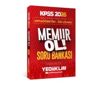 Yediiklim 2026 KPSS Genel Yetenek Genel Kültür Ortaöğretim - Ön Lisans Memur Ol Soru Bankası