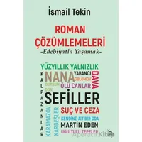 Roman Çözümlemeleri - İsmail Tekin - Sarmal Kitabevi