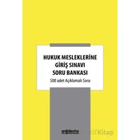 Hukuk Mesleklerine Giriş Sınavı Soru Bankası - Kolektif - On İki Levha Yayınları