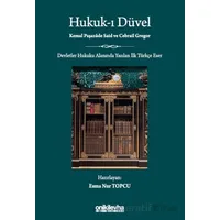 Hukuk-ı Düvel - Kemal Paşazade Said - On İki Levha Yayınları