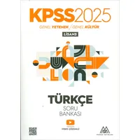 2025 KPSS Türkçe Soru Bankası Marsis Yayınları
