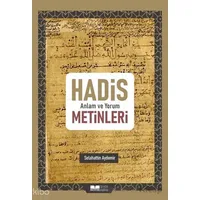 Hadis Anlam ve Yorum Metinleri - Selahattin Aydemir - Siyer Yayınları