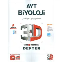 AYT Biyoloji Video Destekli Defter 3D Yayınları