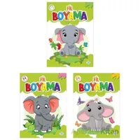 Fil Boyama Seti (3 Kitap) Dokuz Çocuk