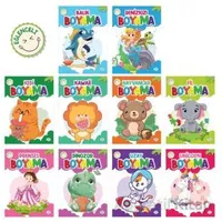 Eğlenceli Boyama Seti (10 Kitap) Dokuz Çocuk