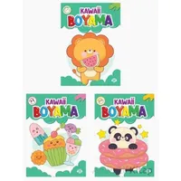 Kawaii Boyama Seti (3 Kitap) Dokuz Çocuk