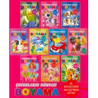 Çocukların Dünyası Boyama Kitabı 10lu Set Kabile Çocuk