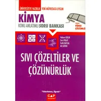 Kimya Sıvı Çözeltiler ve Çözünürlük (Kampanyalı) Çap Yayınları