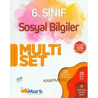 Martı Kampanyalı 6.Sınıf Sosyal Bilgiler Koparmalı Multi Set