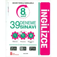 8.Sınıf İngilizce 39 Deneme Sınavı (Kampanyalı) Ata Yayıncılık